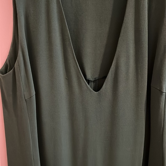 Green Mini Dress / Tunic by Pinko Silk & Viscose Sz S with Sequins - Picture 8 of 8